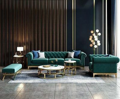 Living Room Interior Design in Abu Dhabi