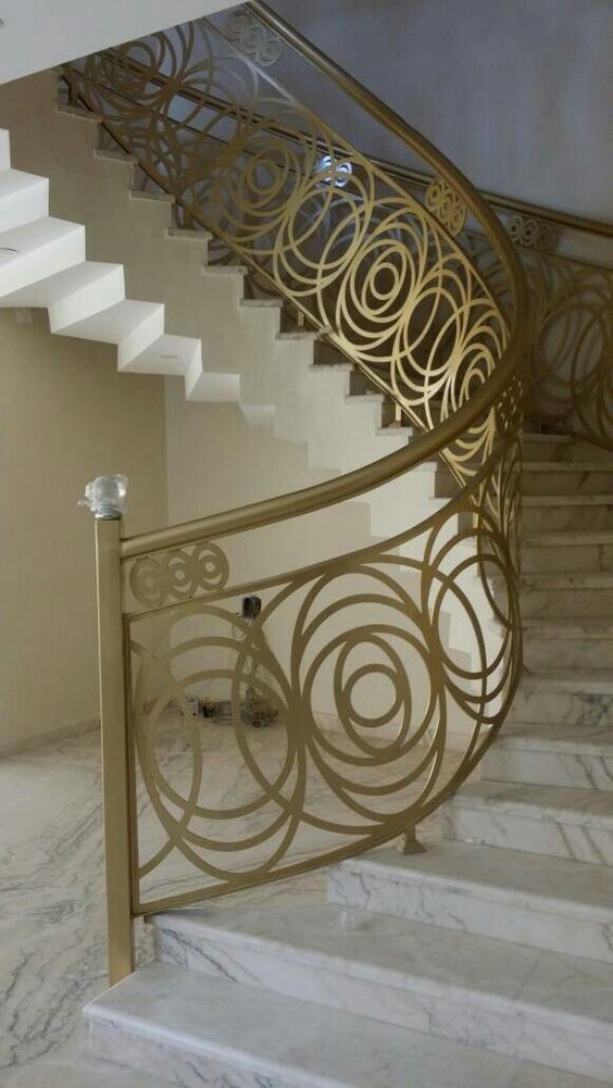 Metal Laser Cut Custom Design Handrails in Abu Dhabi from Pure Italian