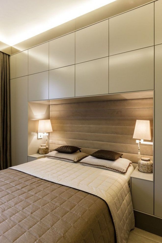 Custom-made Built-in closets around the bed in AbuDhabi